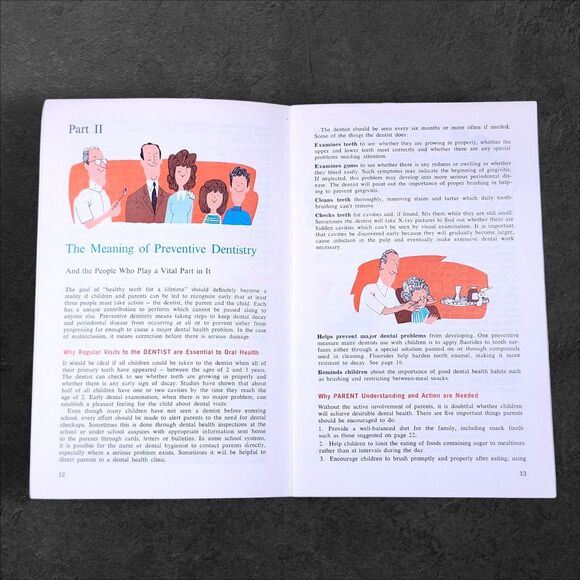 Vintage 1969 Dental Health Today Pamphlet Procter & Gamble Crest Ephemera - Picture 5 of 9
